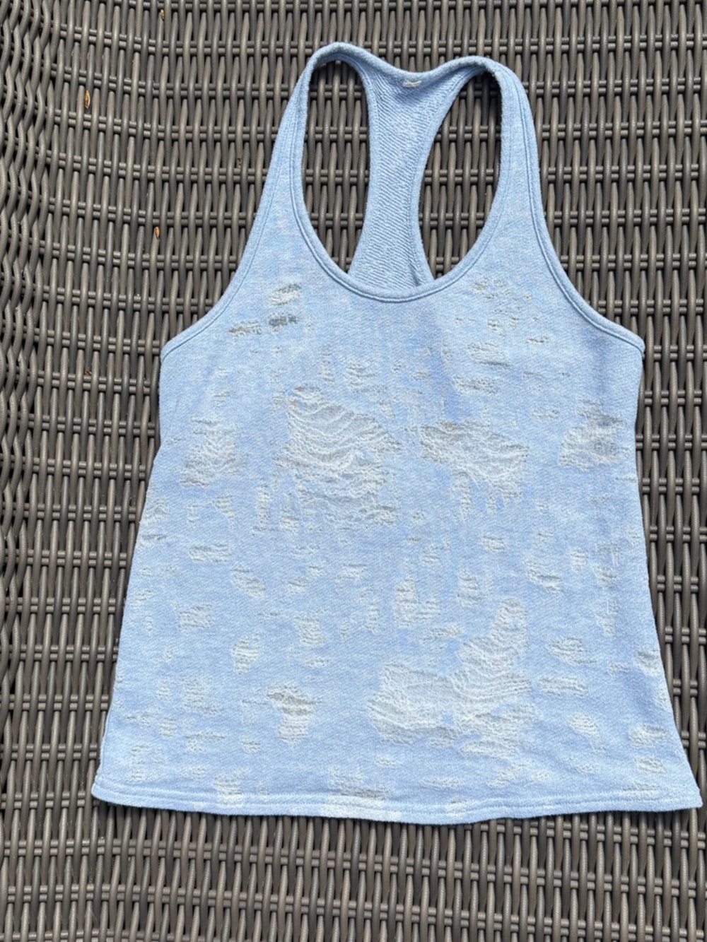 Alo Distressed Racerback Tank Top - Picture 4 of 16
